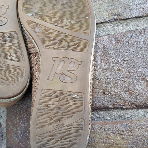 Paul Green Women's Tan Woven Flats Size 9 B1 - Picture 7 of 10